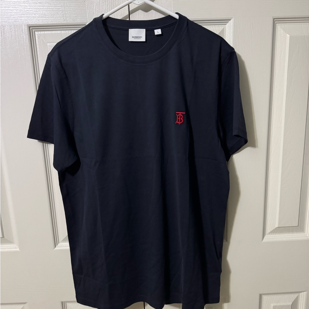 Burberry Men's Navy T-Shirt